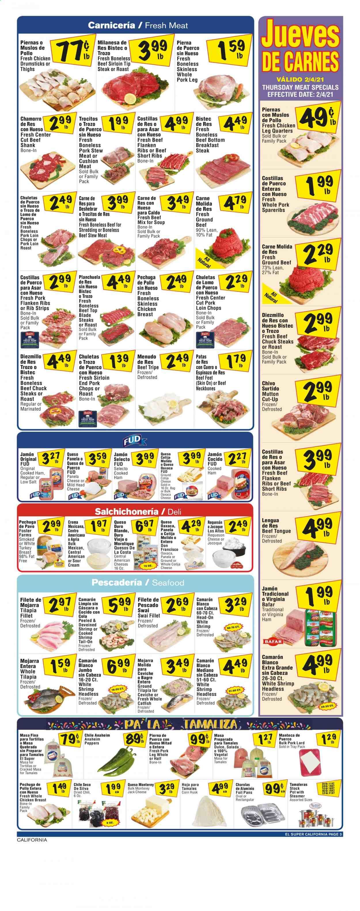 El Super (AZ, CA, NM, NV, TX) Weekly Ad Flyer February 3 to February 9