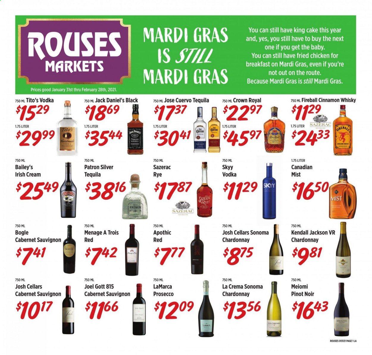 Rouses Markets (AL, LA, MS) Weekly Ad Flyer January 31 to February 28