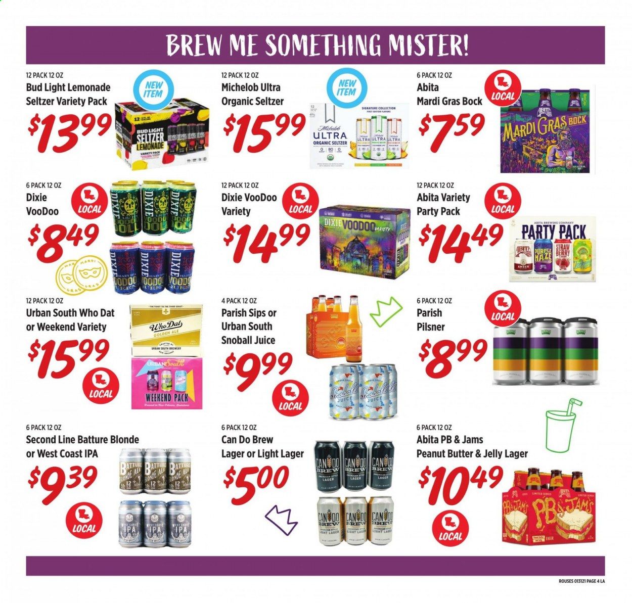 Rouses Markets (AL, LA, MS) Weekly Ad Flyer January 31 to February 28