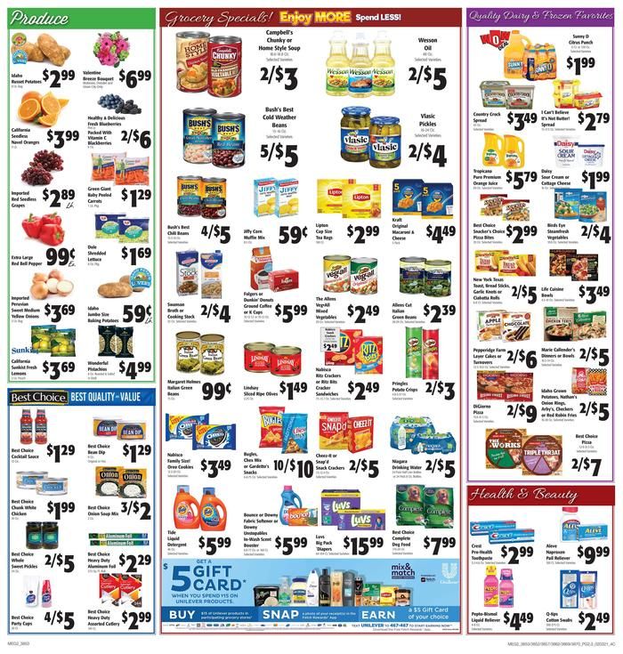 E.W. James & Sons Weekly Ad Flyer February 3 to February 9, 2021