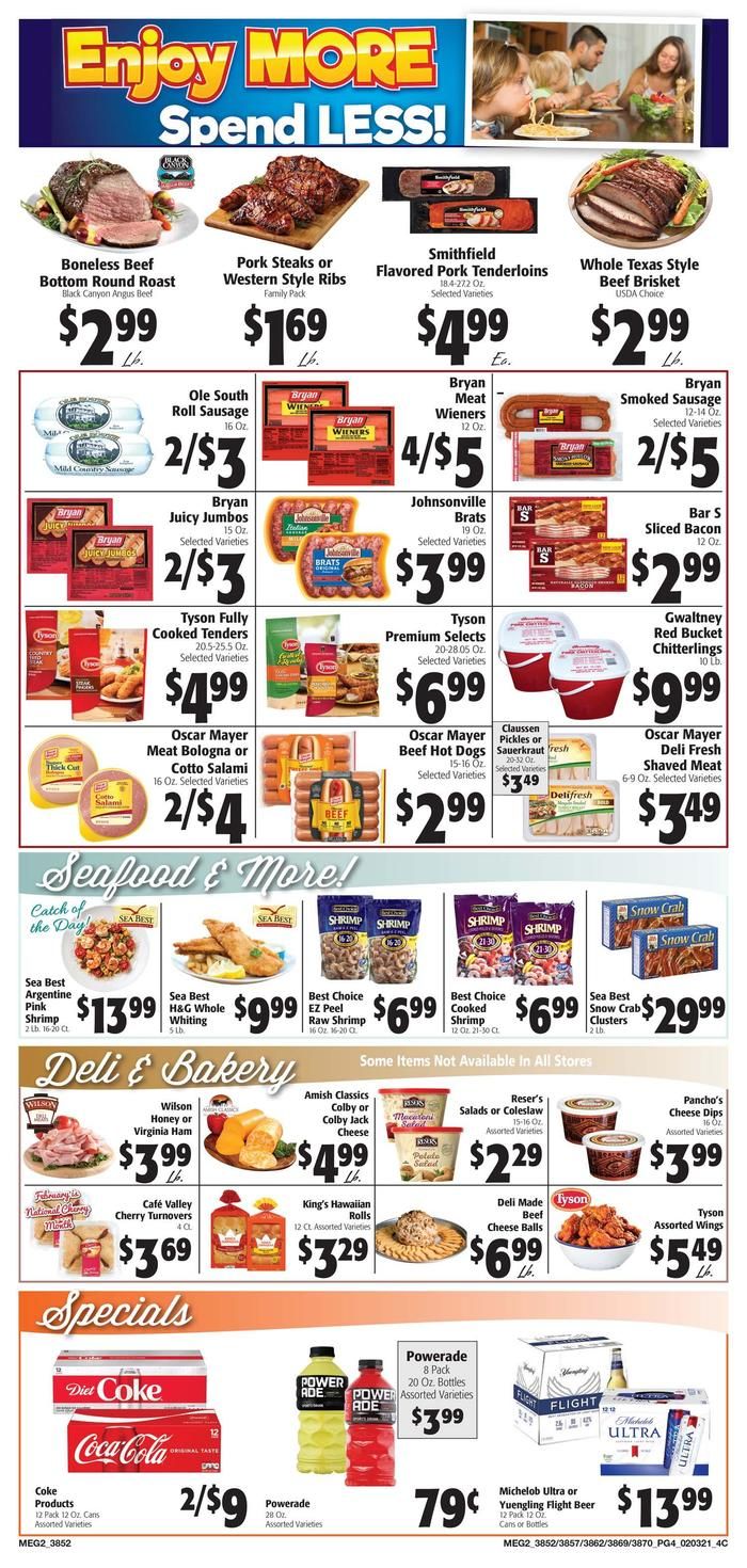 E.W. James & Sons Weekly Ad Flyer February 3 to February 9, 2021