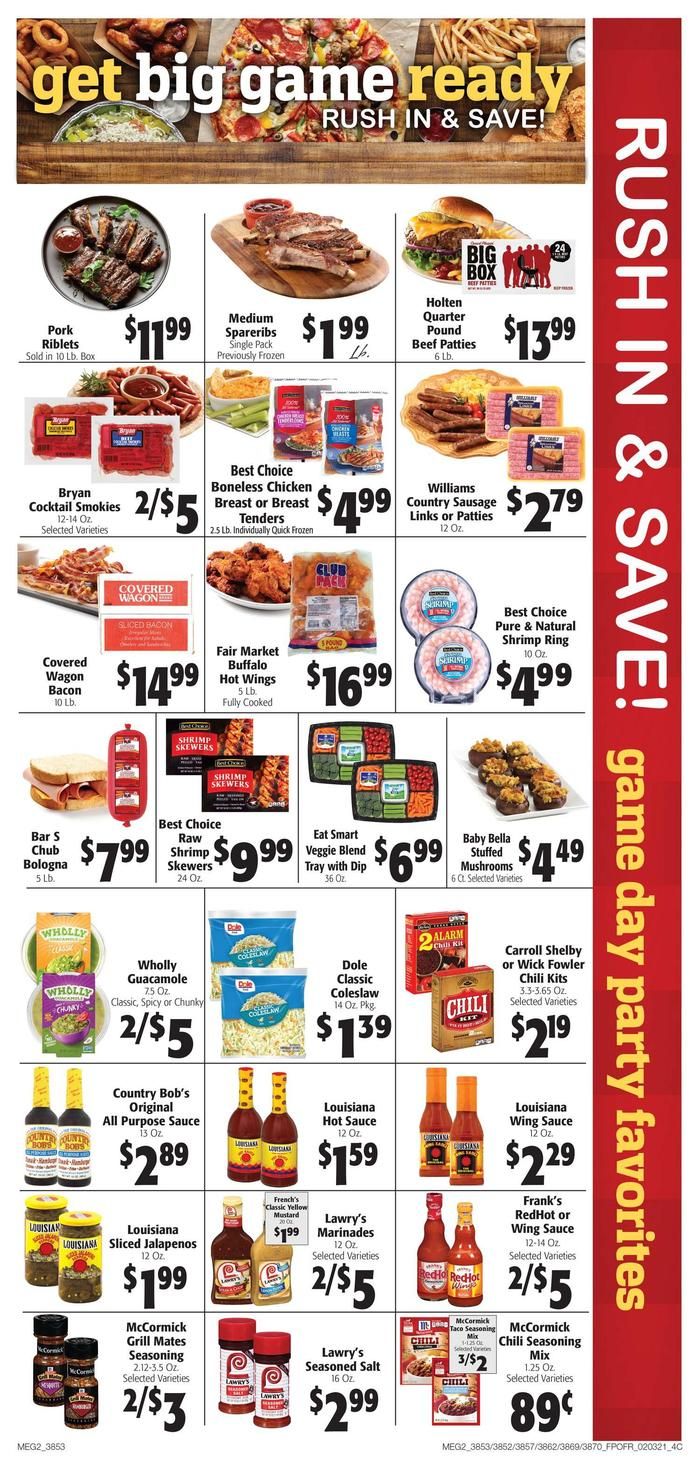 E.W. James & Sons Weekly Ad Flyer February 3 to February 9, 2021