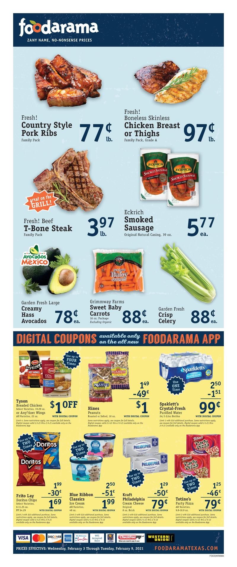 Foodarama Weekly Ad Flyer February 3 to February 9, 2021