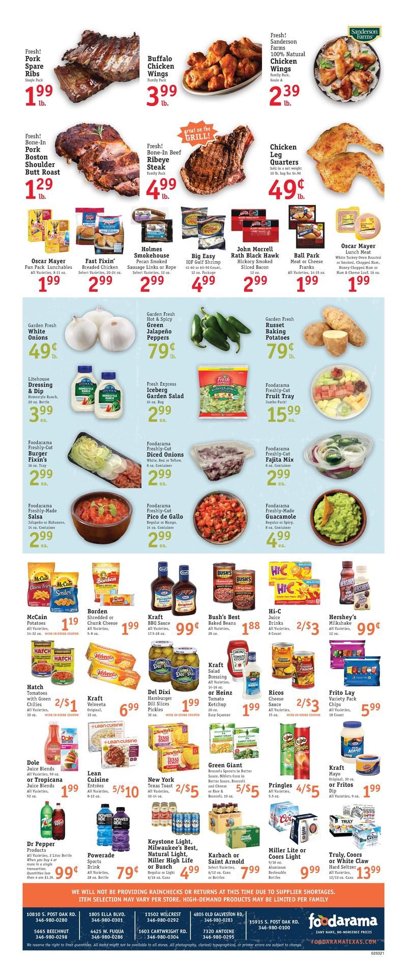 Foodarama Weekly Ad Flyer February 3 to February 9, 2021