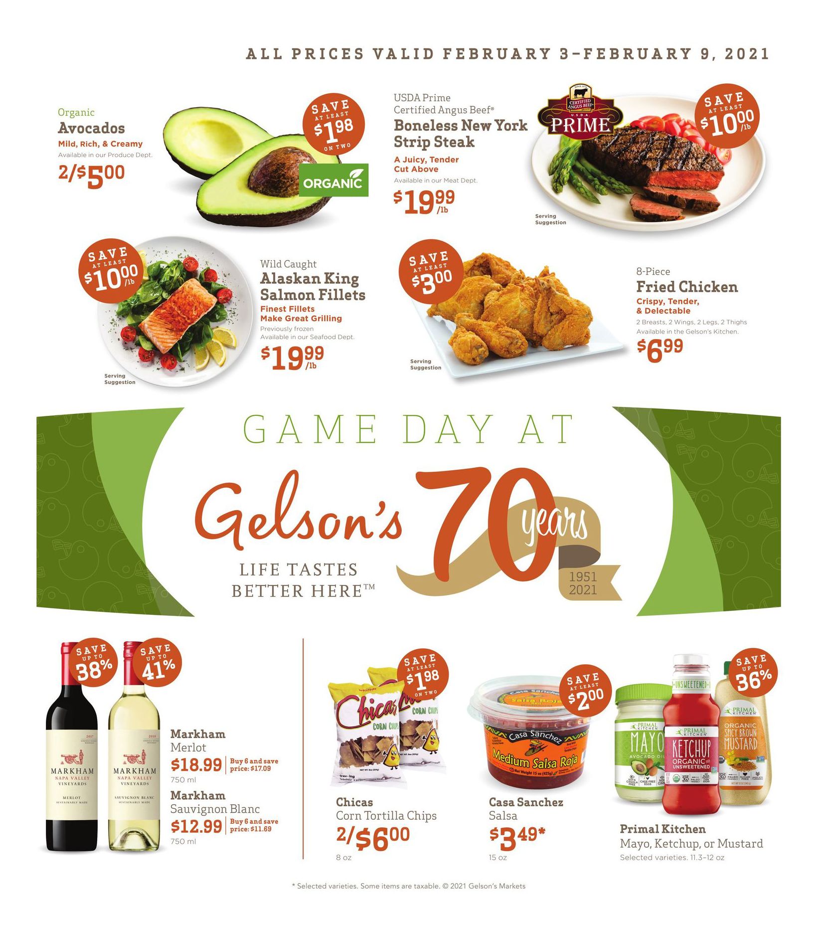 Gelson's Big Game Day Sale Weekly Ad Flyer February 3 to February 9, 2021