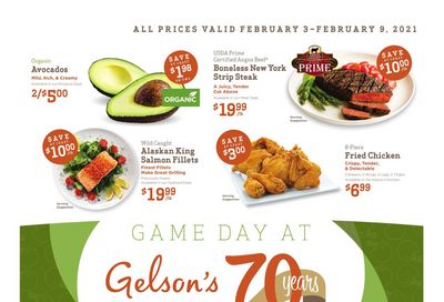 Gelson's Big Game Day Sale Weekly Ad Flyer February 3 to February 9, 2021