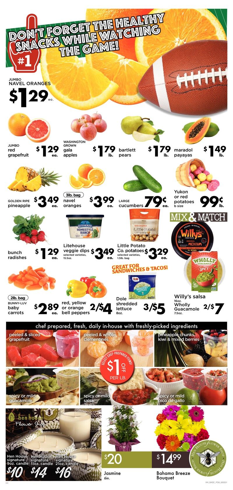 Hen House Big Game Day Sale Weekly Ad Flyer February 3 to February 9, 2021