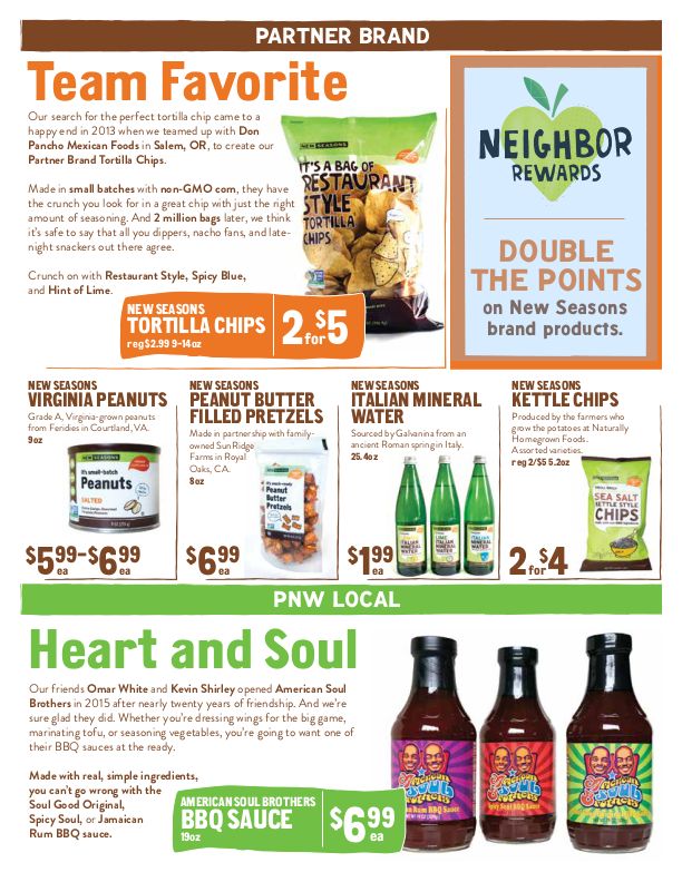 New Seasons Market (OR) Big Game Day Sale Weekly Ad Flyer February 3 to February 10, 2021