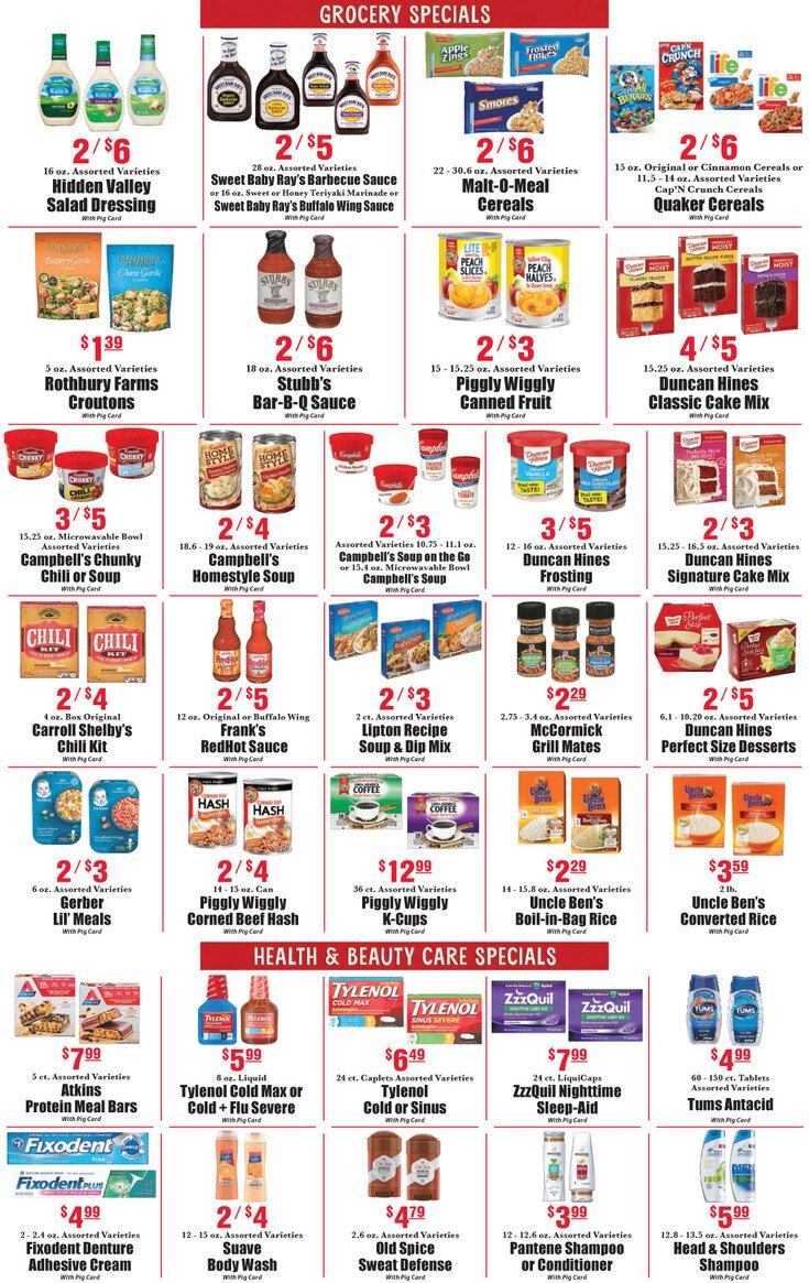 Piggly Wiggly (GA) Big Game Day Sale Weekly Ad Flyer February 3 to February 9, 2021