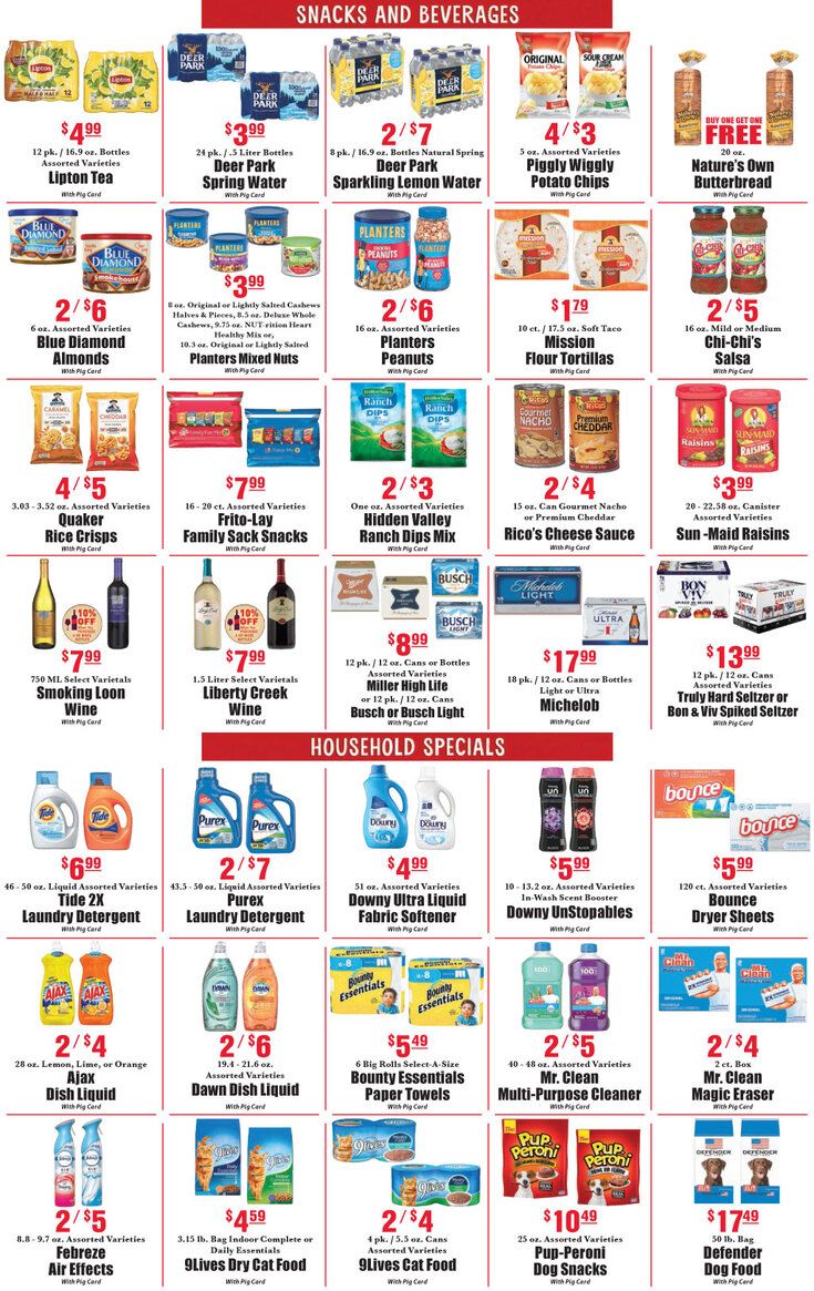Piggly Wiggly (GA) Big Game Day Sale Weekly Ad Flyer February 3 to February 9, 2021