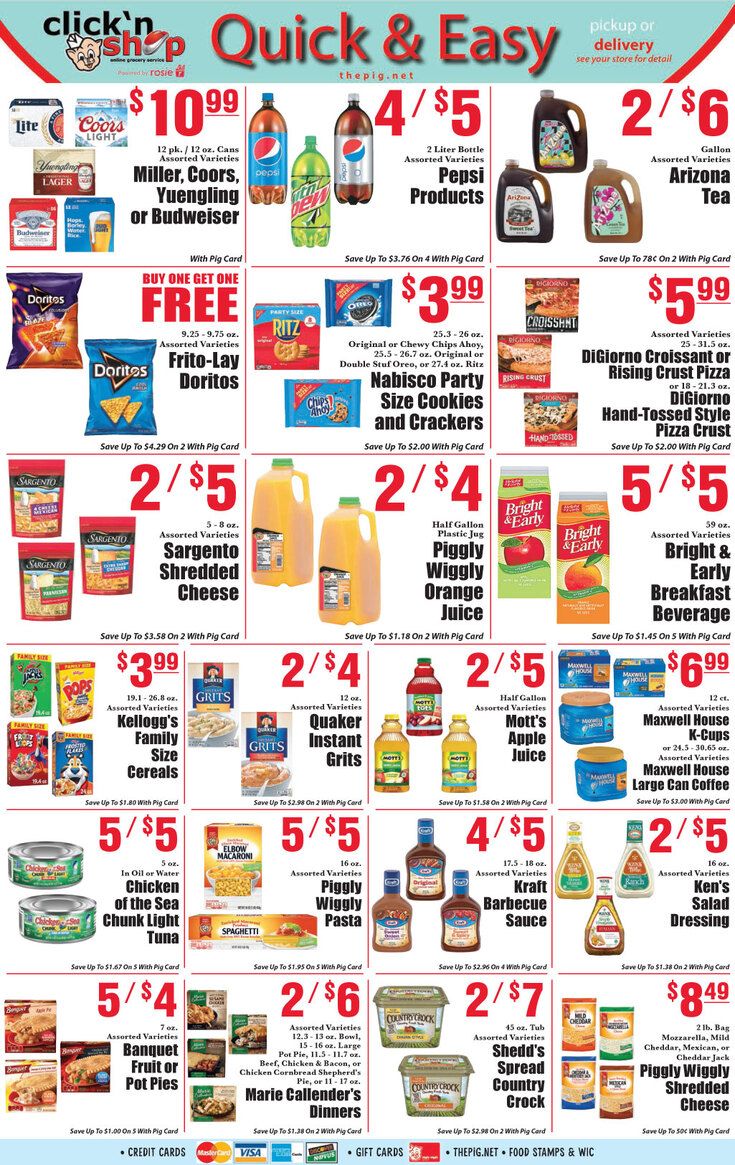 Piggly Wiggly (GA) Big Game Day Sale Weekly Ad Flyer February 3 to February 9, 2021