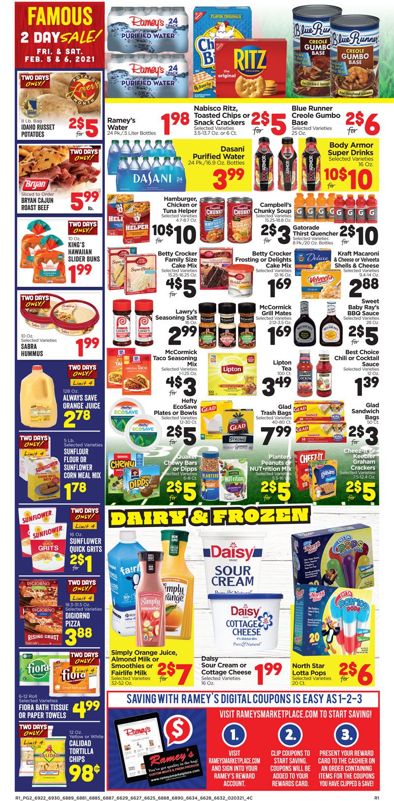 Ramey's Weekly Ad Flyer February 3 to February 9, 2021