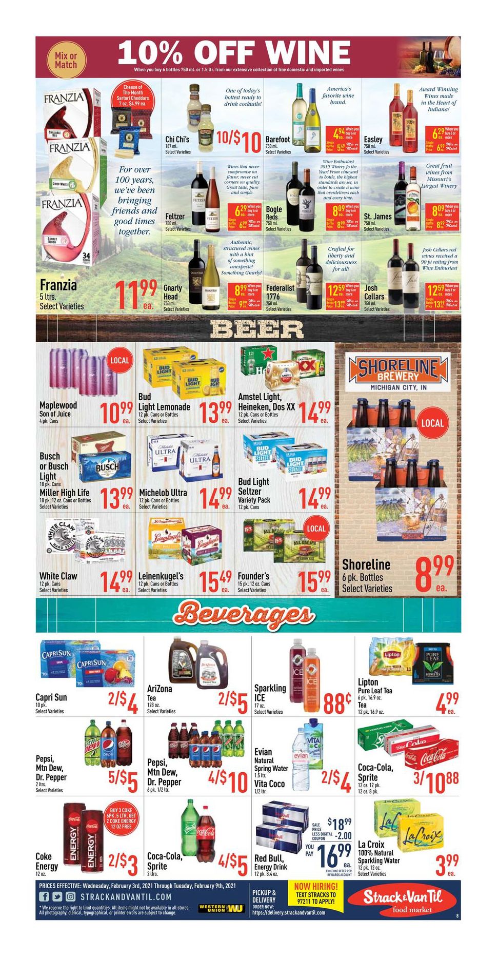 Strack & Van Til Big Game Day Sale Weekly Ad Flyer February 3 to February 9, 2021