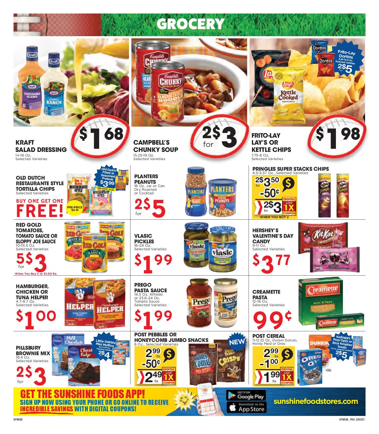 Sunshine Foods Big Game Day Sale Weekly Ad Flyer February 3 to February 9, 2021