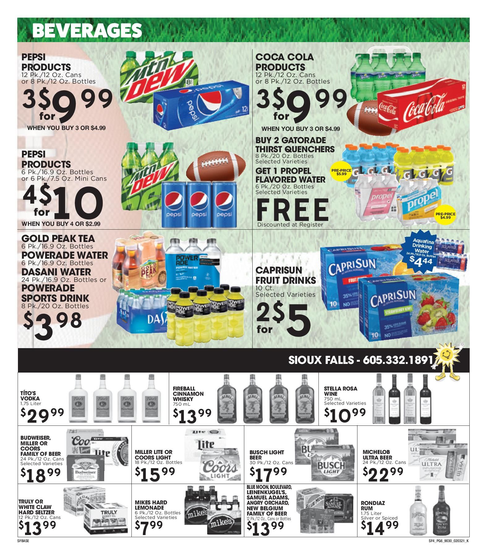 Sunshine Foods Big Game Day Sale Weekly Ad Flyer February 3 to February 9, 2021