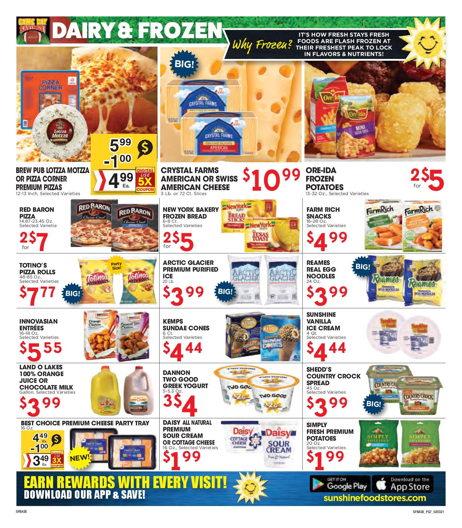 Sunshine Foods Big Game Day Sale Weekly Ad Flyer February 3 to February 9, 2021