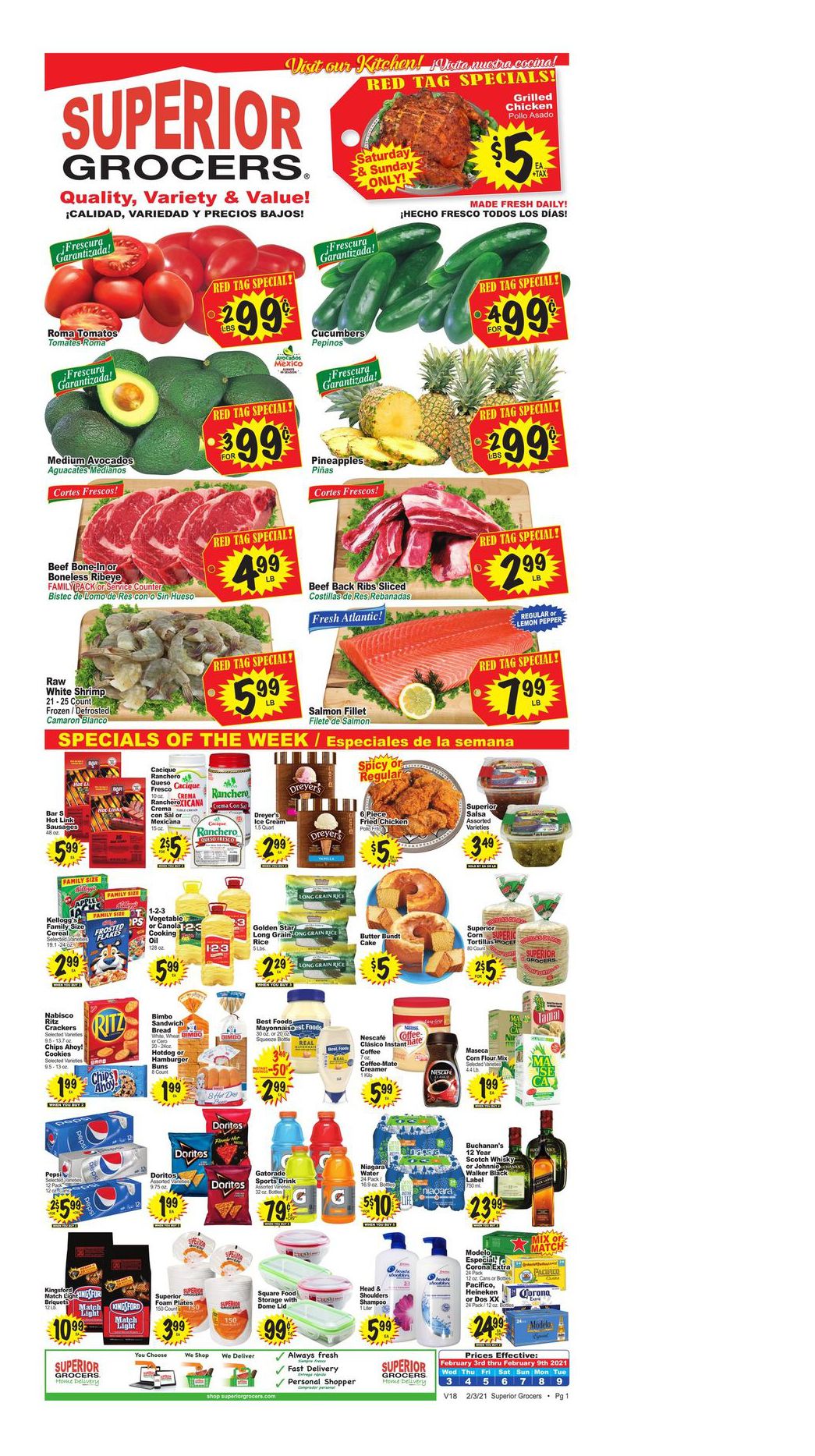 Superior Grocers Weekly Ad Flyer February 3 to February 9, 2021