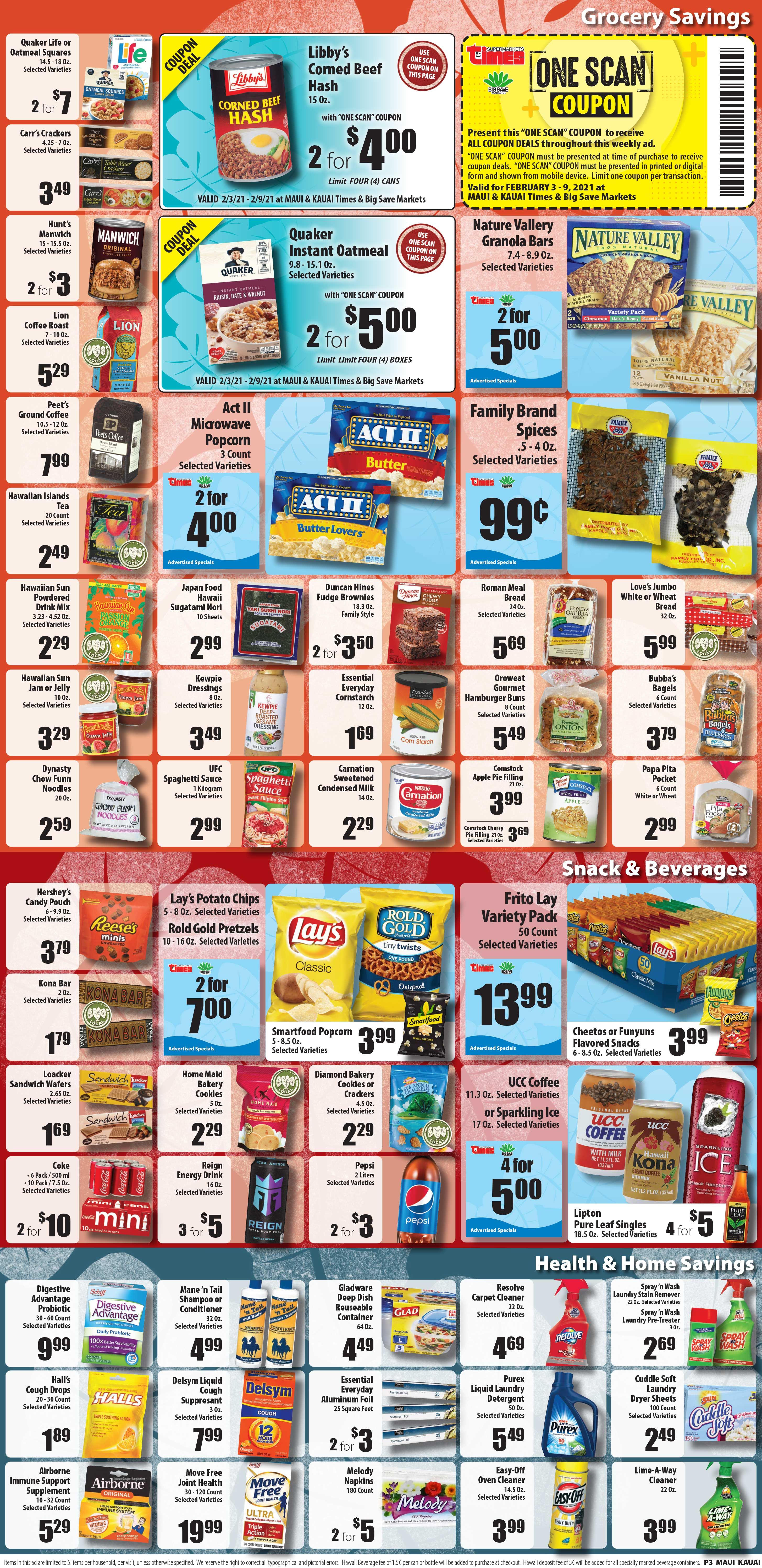 Times Supermarkets Weekly Ad Flyer February 3 to February 9, 2021