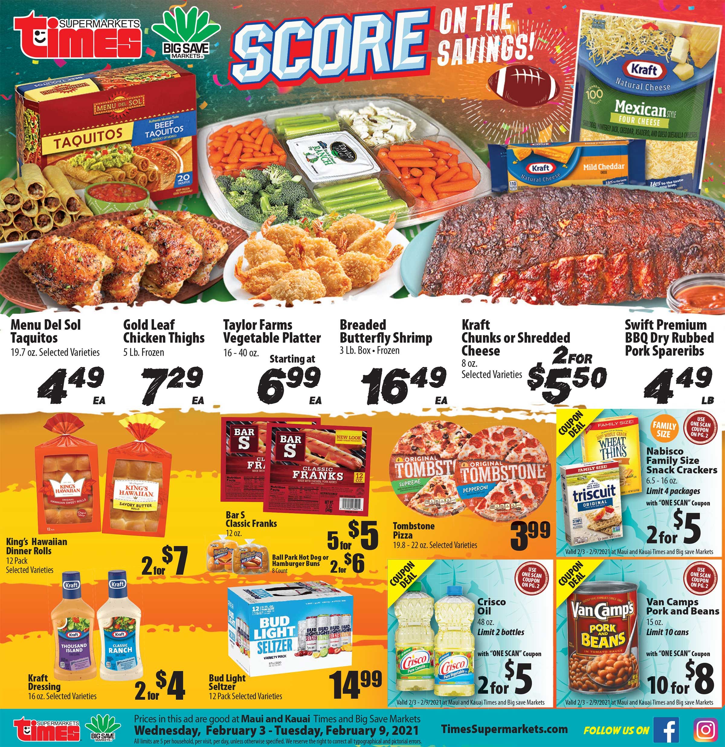 Times Supermarkets Weekly Ad Flyer February 3 to February 9, 2021