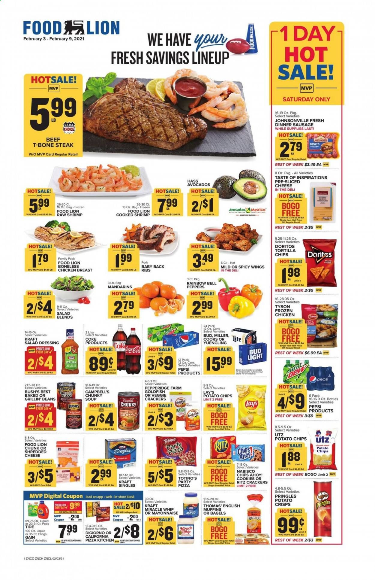 Food Lion (NC) Weekly Ad Flyer February 3 to February 9