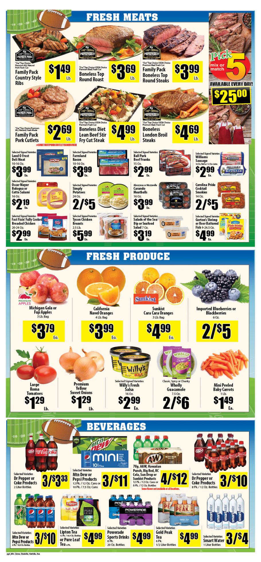Town & Country Supermarket Big Game Day Sale Weekly Ad Flyer February 3 to February 9, 2021