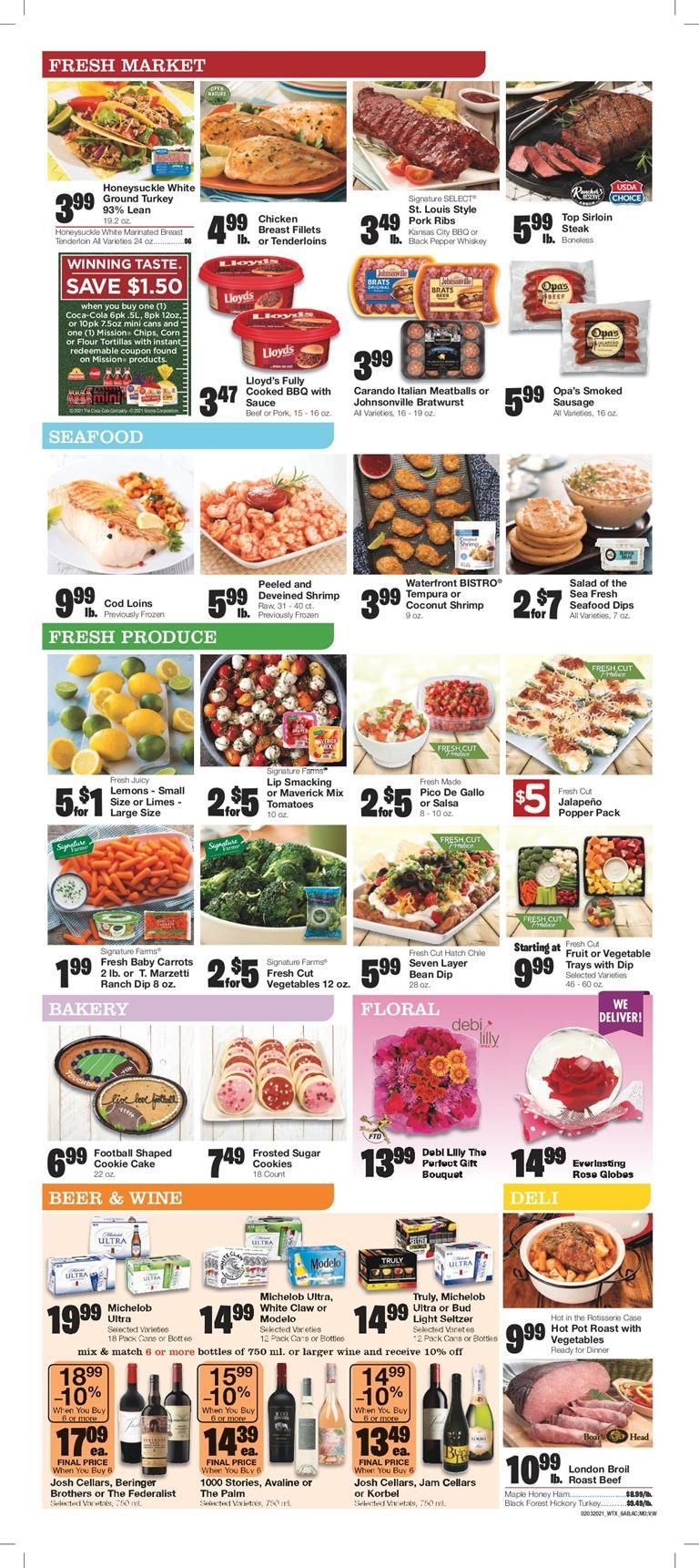 United Supermarket Weekly Ad Flyer February 3 to February 9, 2021