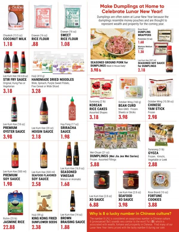 Uwajimaya Lunar New Year Sale Weekly Ad Flyer February 3 to February 16, 2021