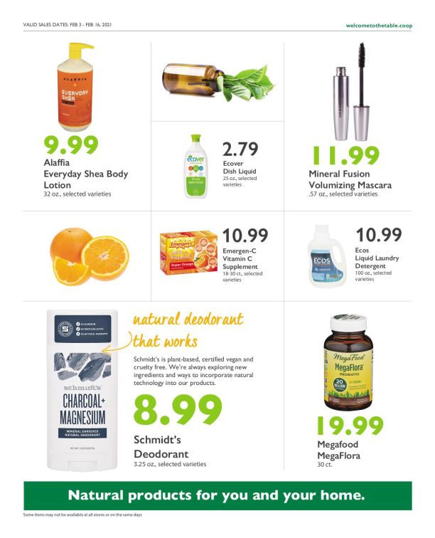 Wheatsville Food Coop Bieekly Ad Flyer February 3 to February 16, 2021