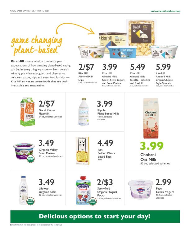 Wheatsville Food Coop Bieekly Ad Flyer February 3 to February 16, 2021