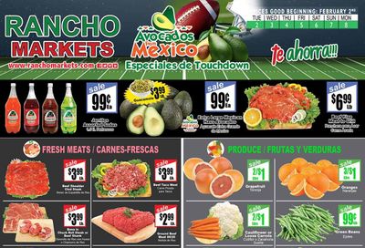 Rancho Markets Weekly Ad Flyer February 2 to February 8