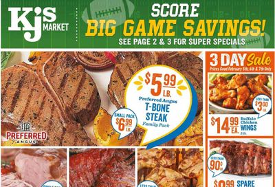 KJ´s Market (GA, SC) Weekly Ad Flyer February 3 to February 9