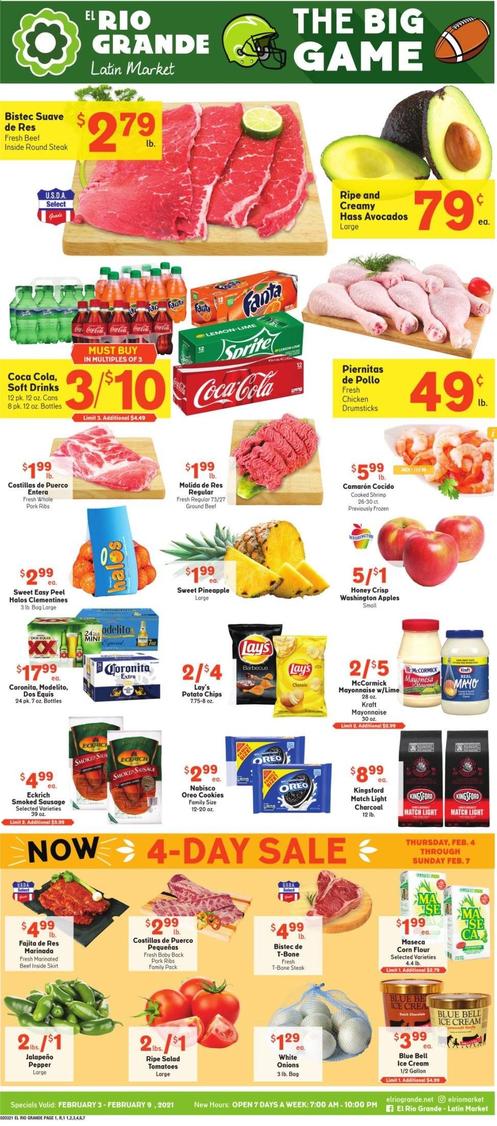 El Rio Grande (10, 21, 25, 30, 34, 53, 90) Weekly Ad Flyer February 3 to February 9