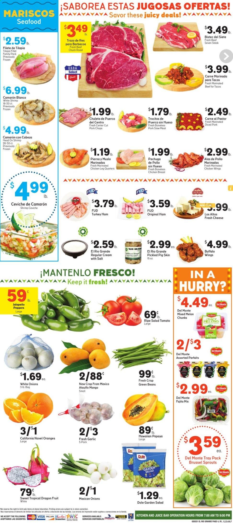 El Rio Grande (10, 21, 25, 30, 34, 53, 90) Weekly Ad Flyer February 3 to February 9