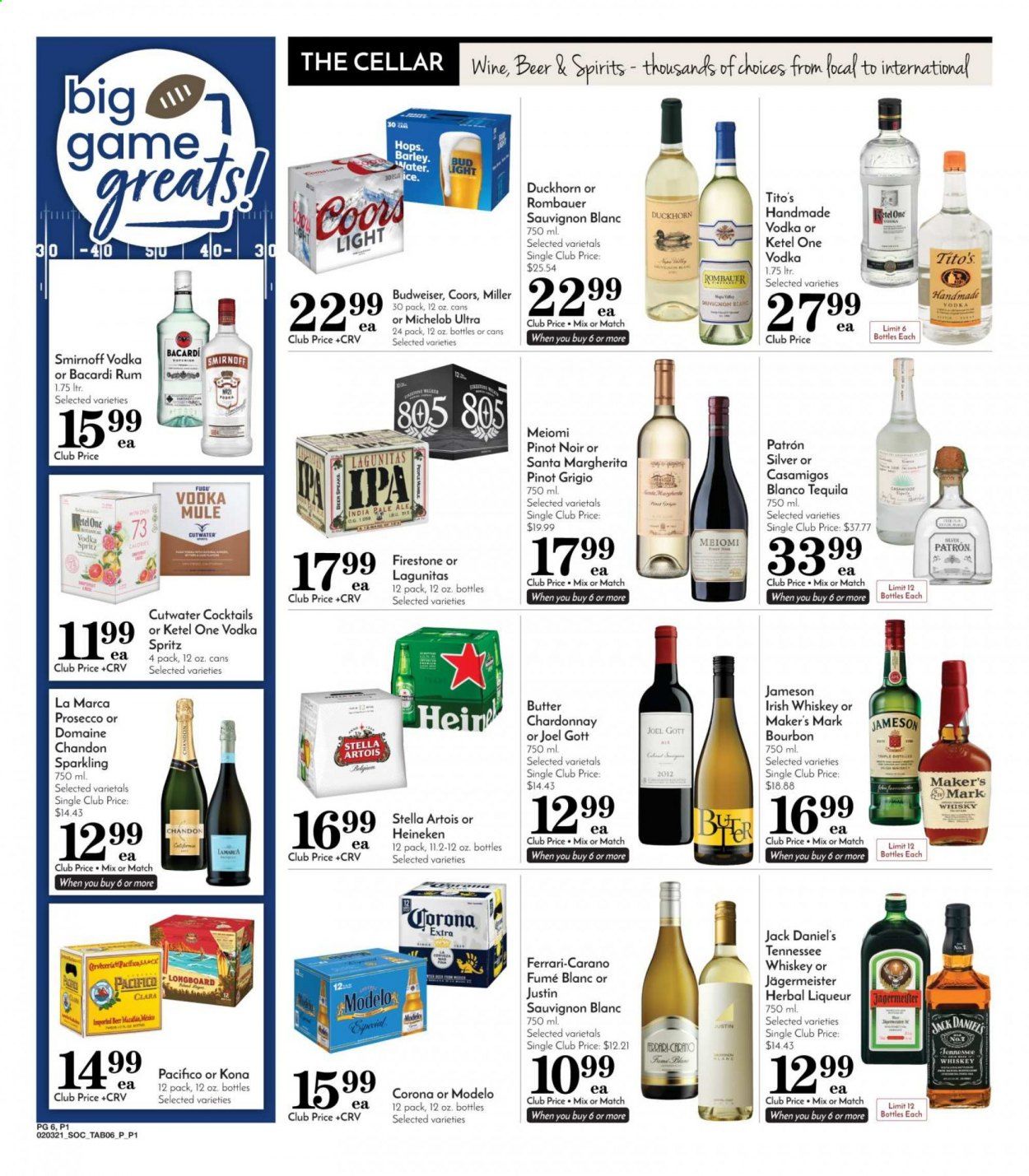 Pavilions (CA) Weekly Ad Flyer February 3 to February 9