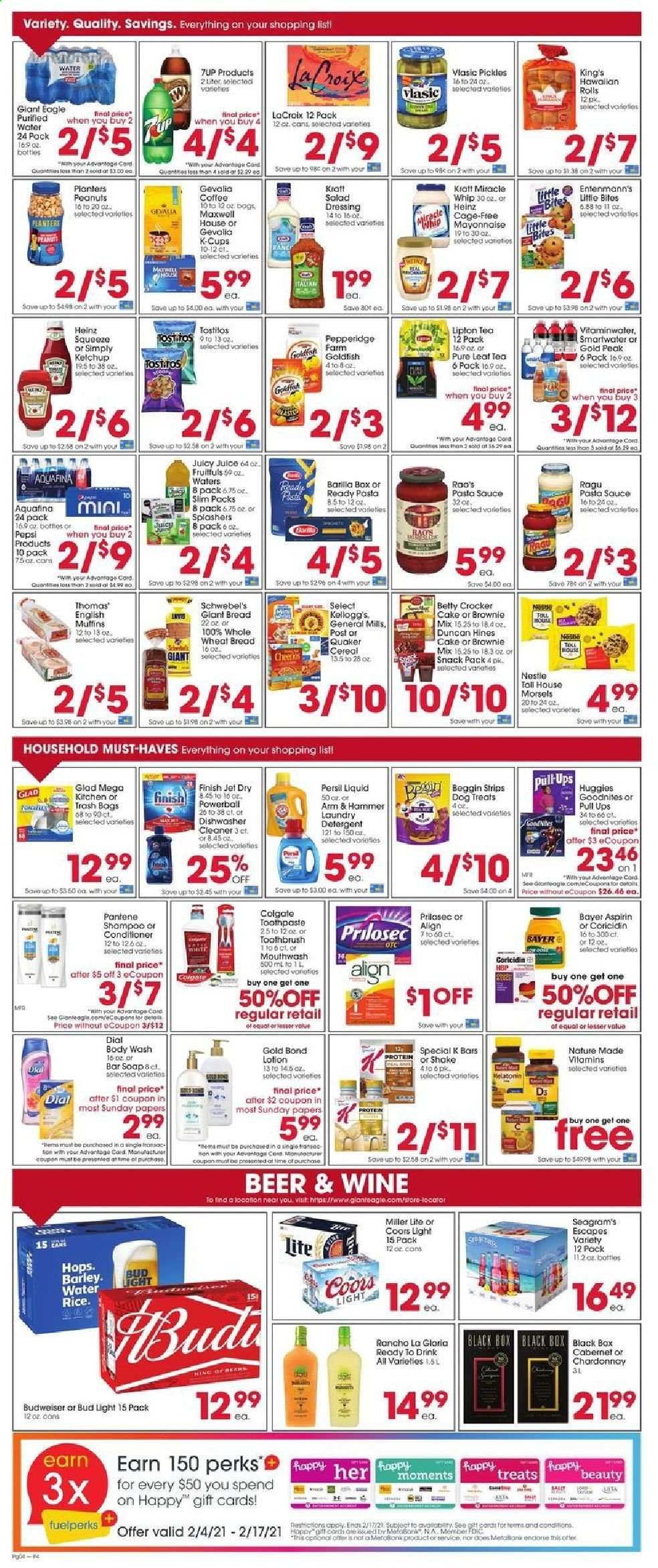 Giant Eagle (IN, MD, OH, PA, WV) Weekly Ad Flyer February 4 to February 10