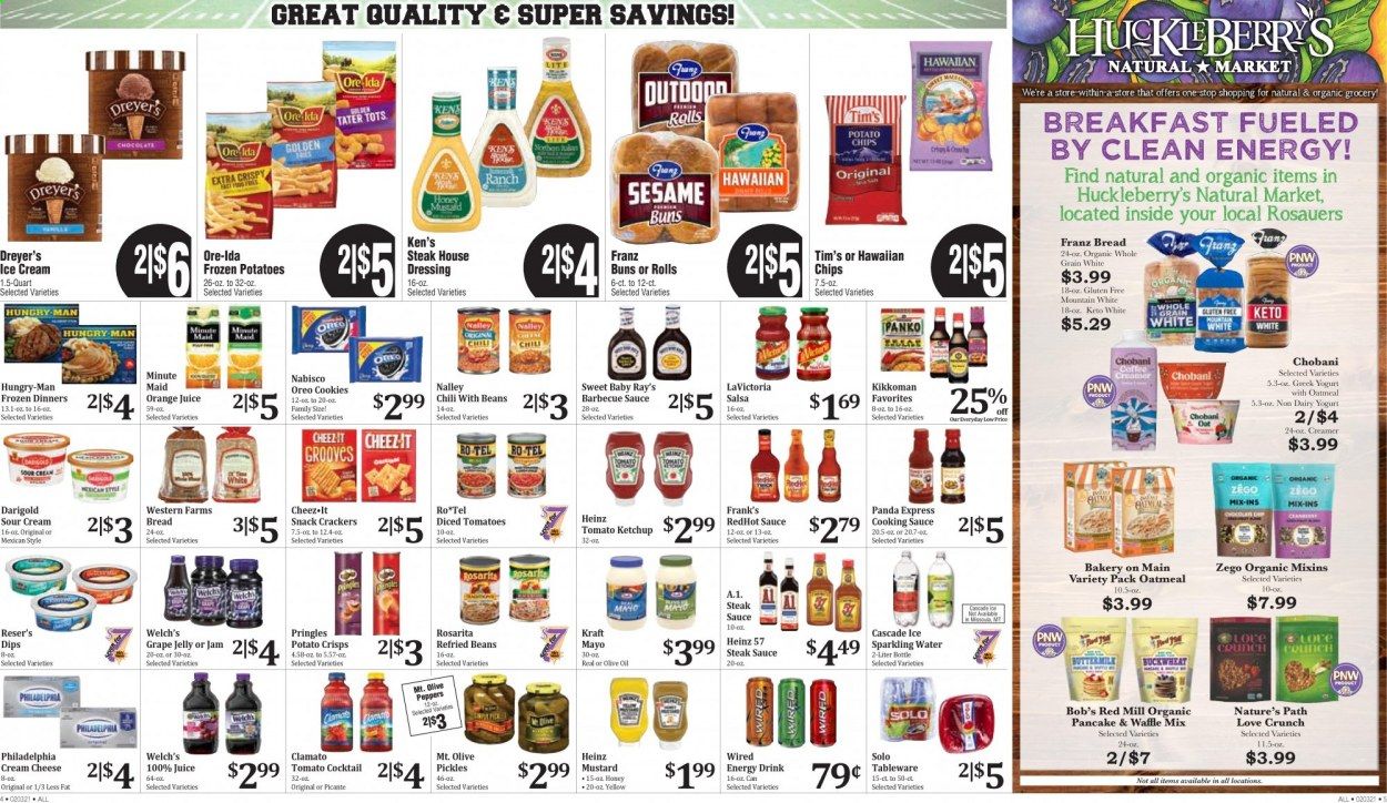 Rosauers Weekly Ad Flyer February 3 to February 9