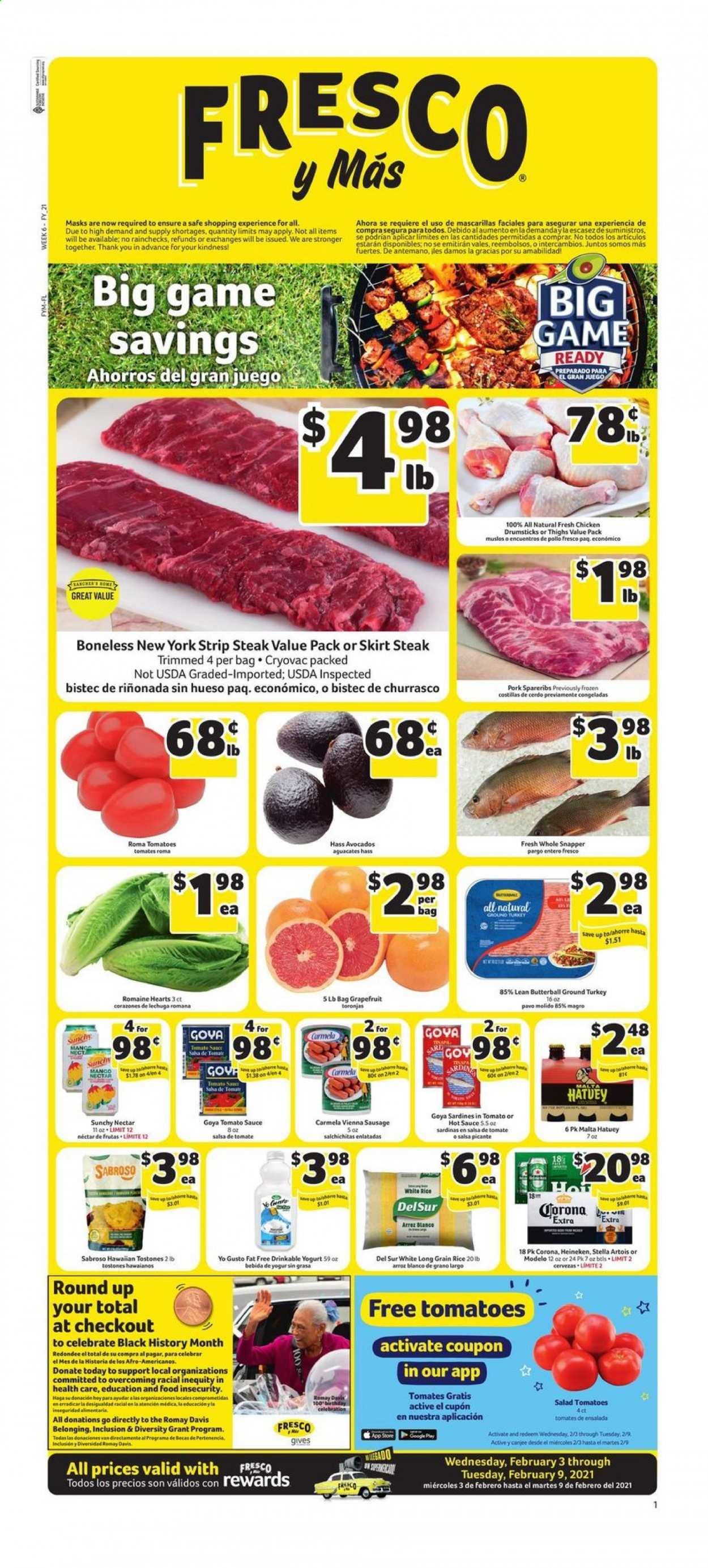 Fresco y Más Weekly Ad Flyer February 3 to February 9