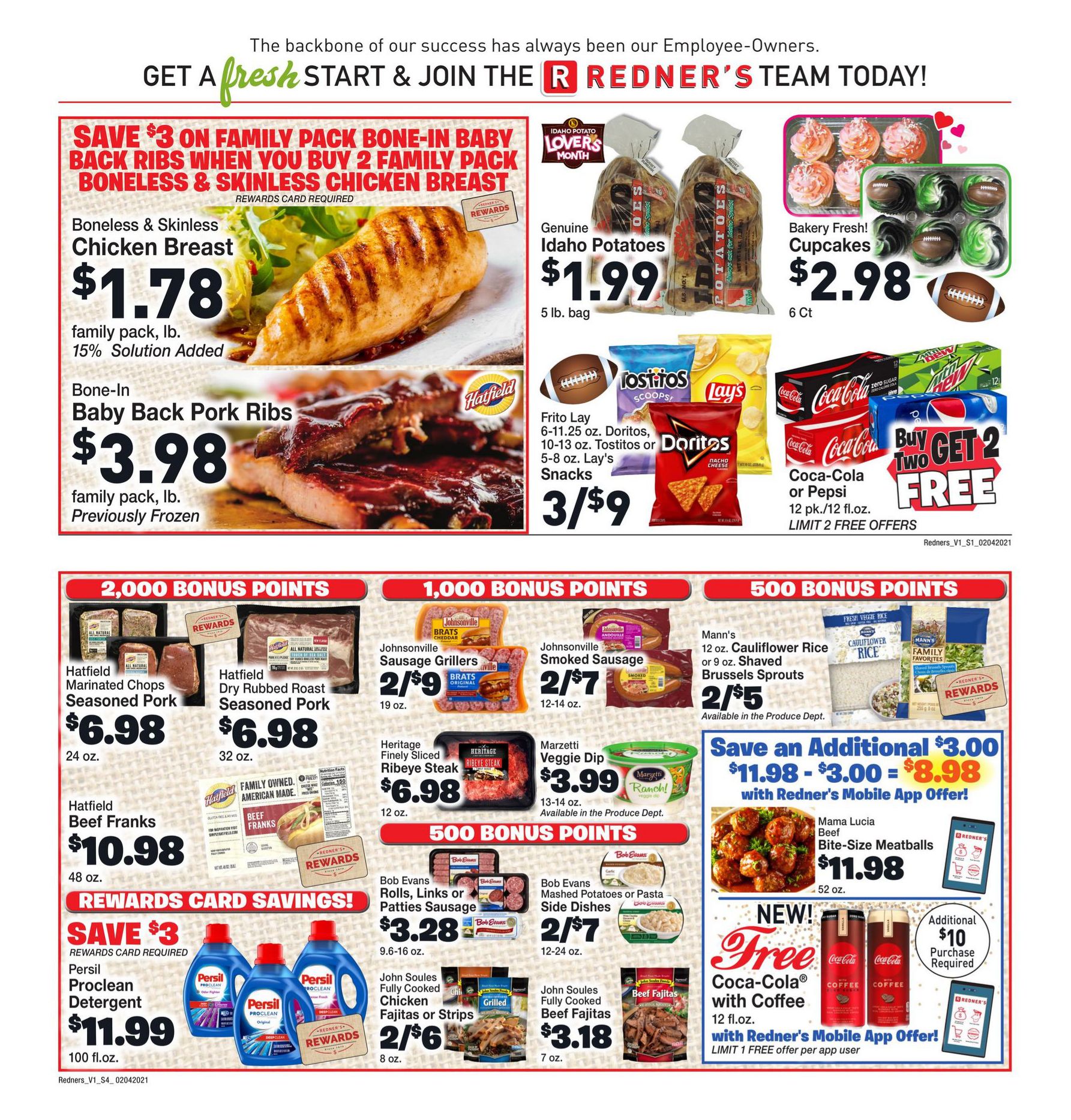 Redner's Markets Weekly Ad Flyer February 4 to February 10, 2021