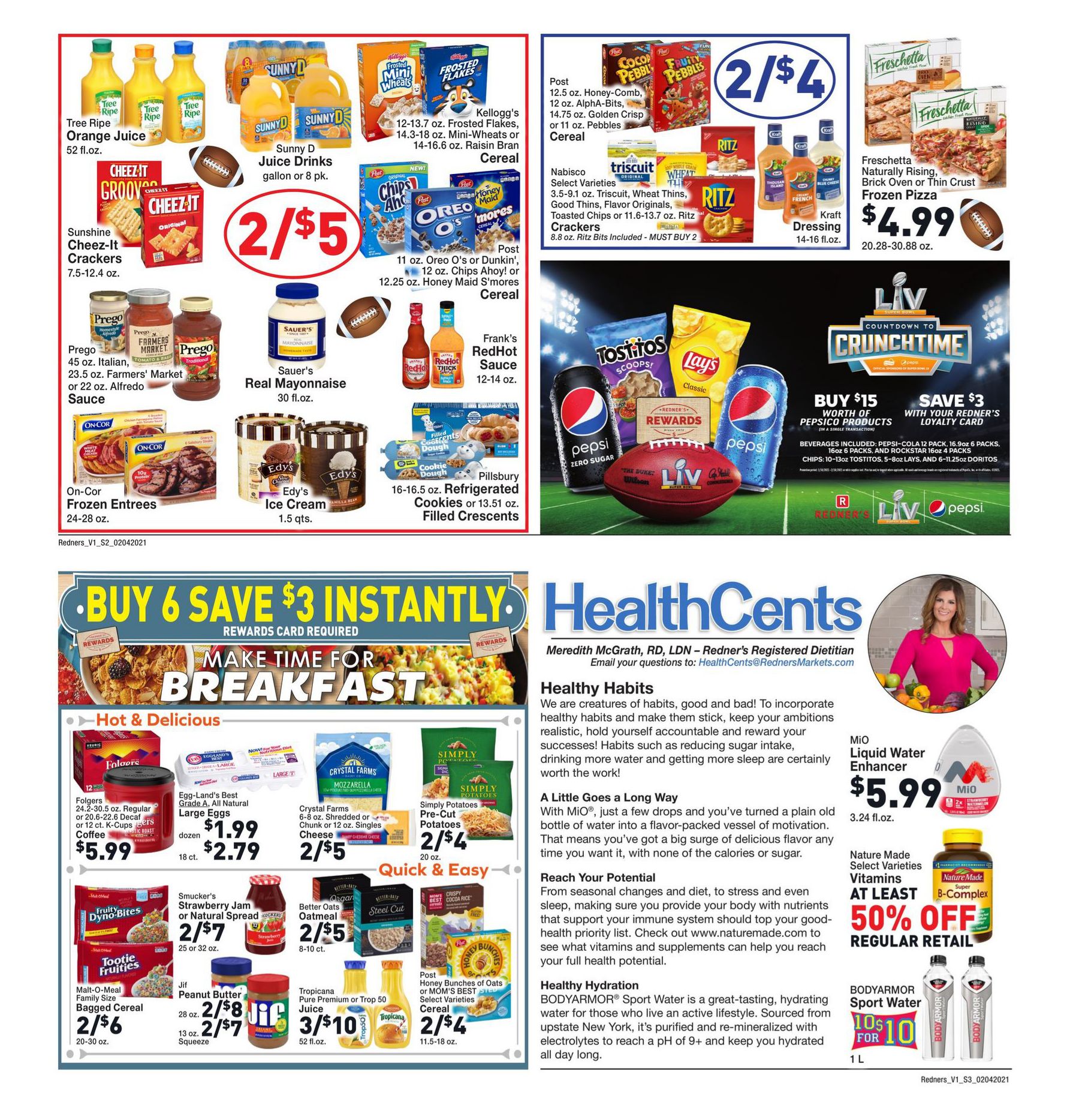 Redner's Markets Weekly Ad Flyer February 4 to February 10, 2021