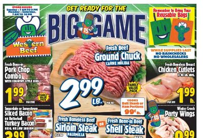 Western Beef Big Game Day Sale Weekly Ad Flyer February 4 to February 10, 2021