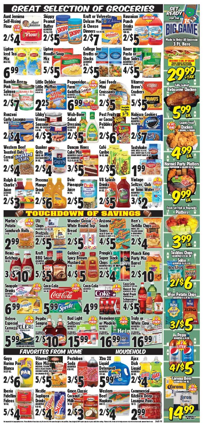 Western Beef Big Game Day Sale Weekly Ad Flyer February 4 to February 10, 2021