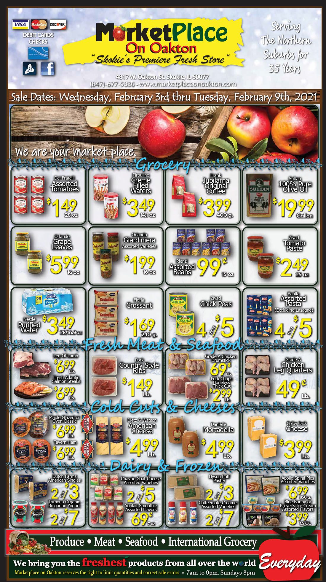 Marketplace On Oakton Weekly Ad Flyer February 3 to February 9, 2021