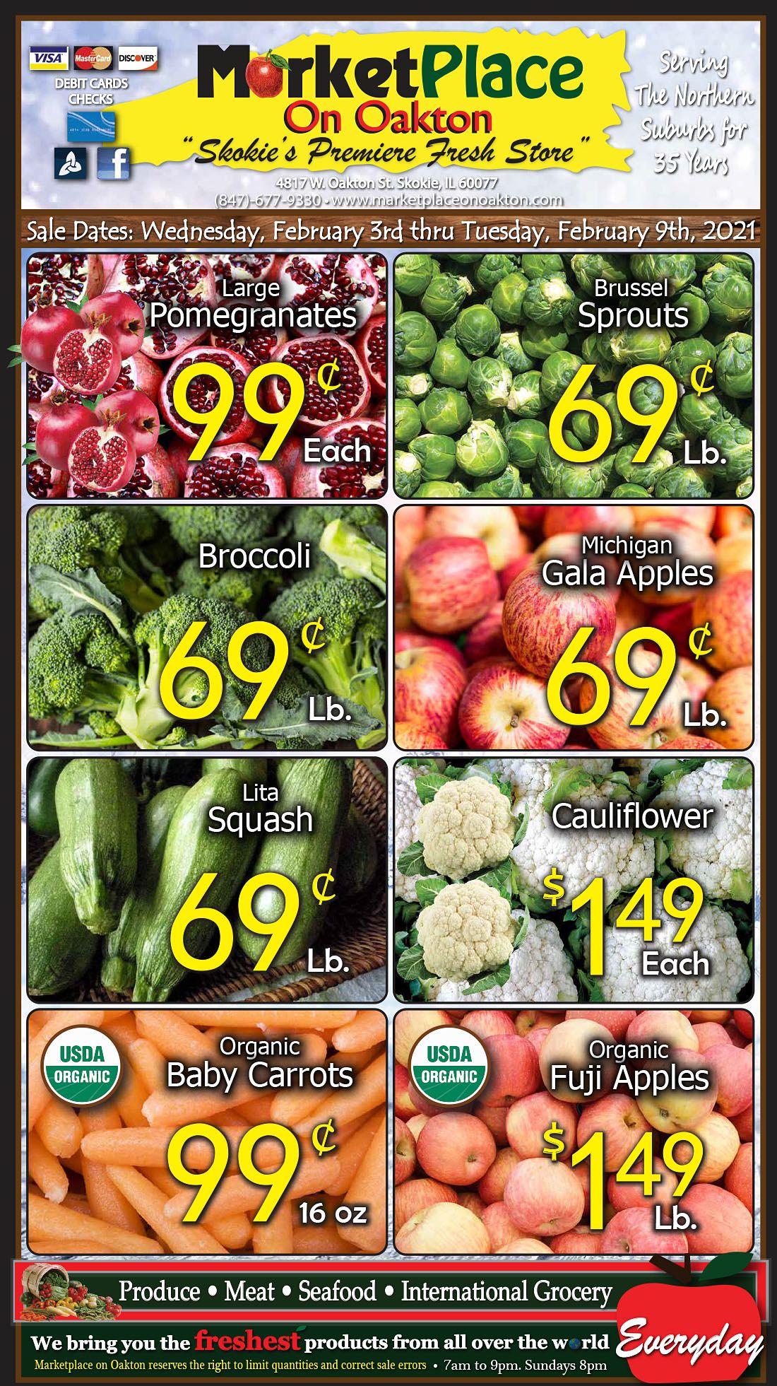 Marketplace On Oakton Weekly Ad Flyer February 3 to February 9, 2021