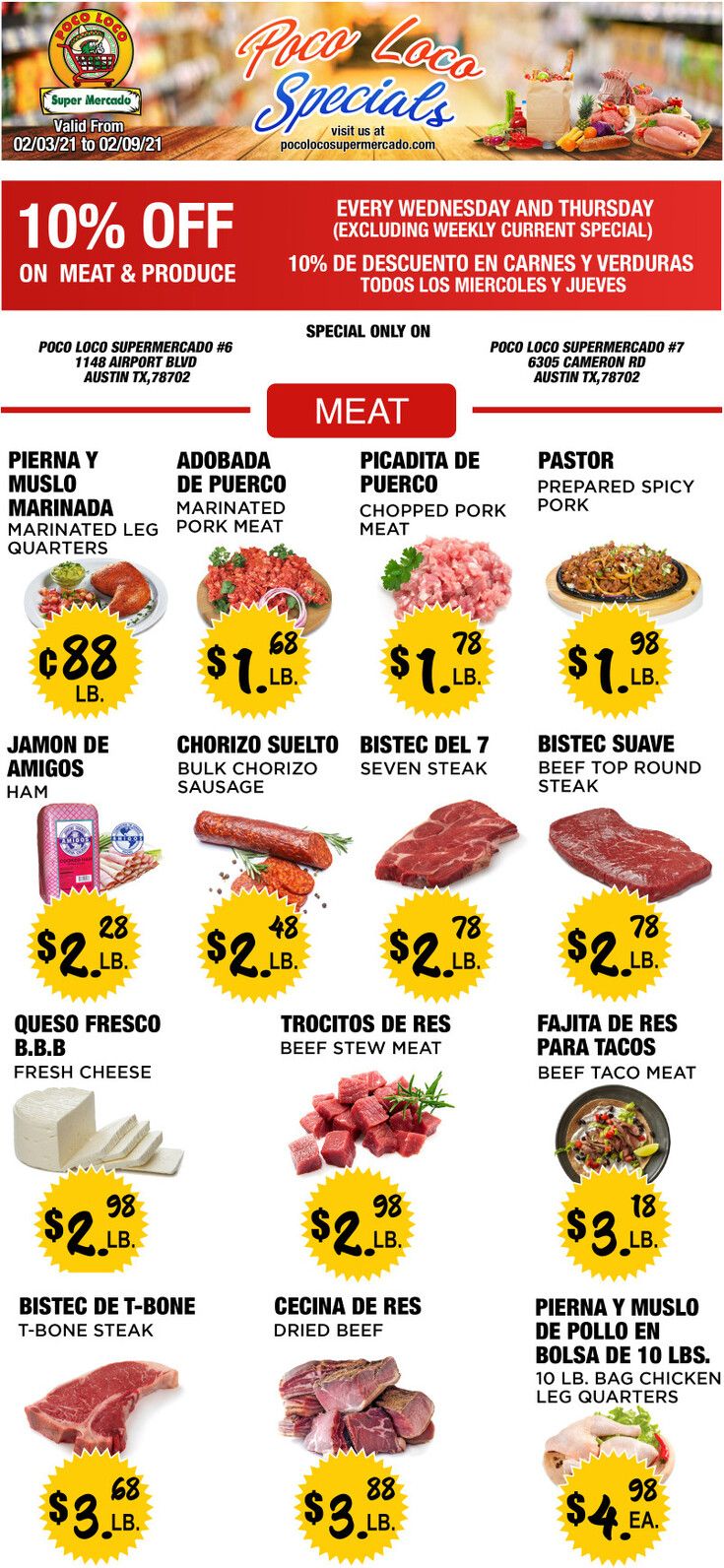 Poco Loco Weekly Ad Flyer February 3 to February 9, 2021