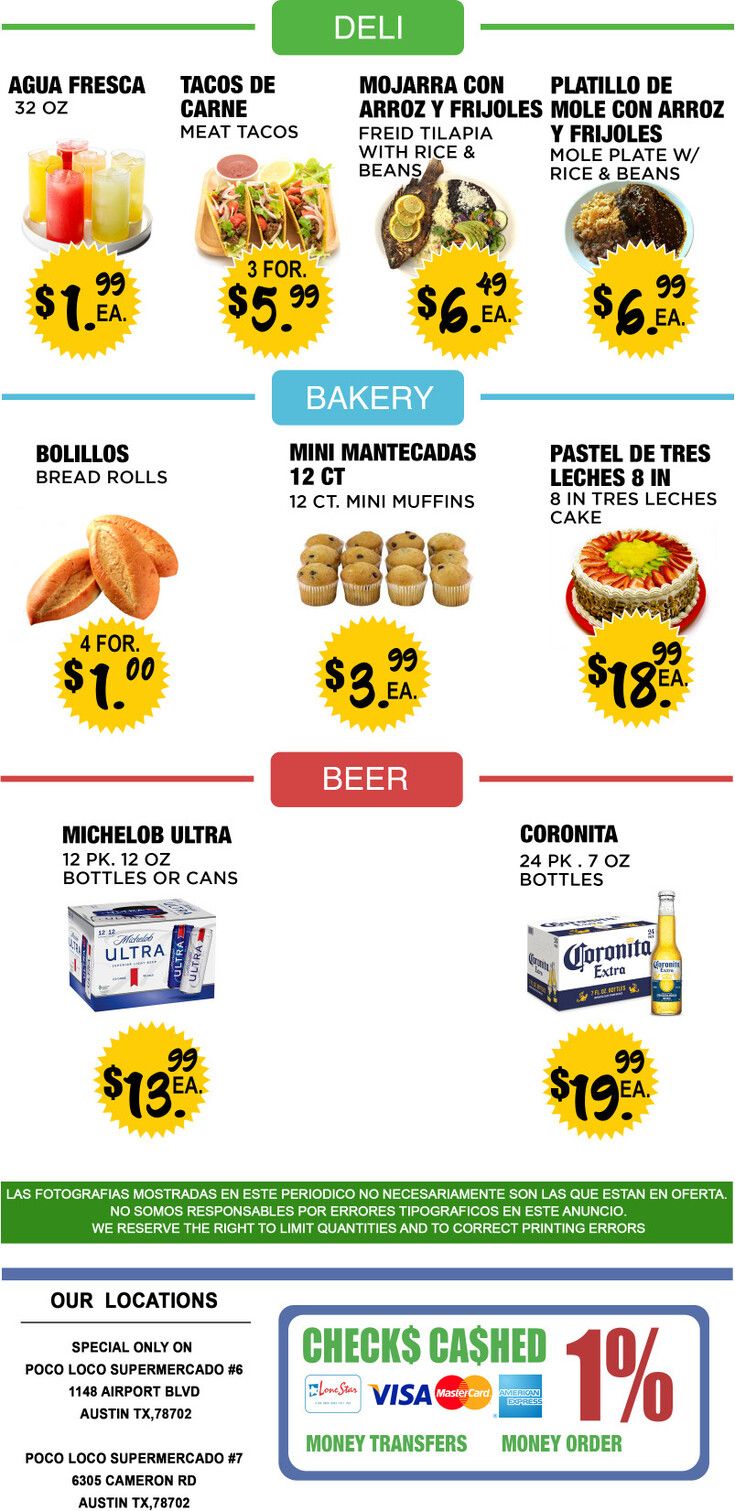 Poco Loco Weekly Ad Flyer February 3 to February 9, 2021
