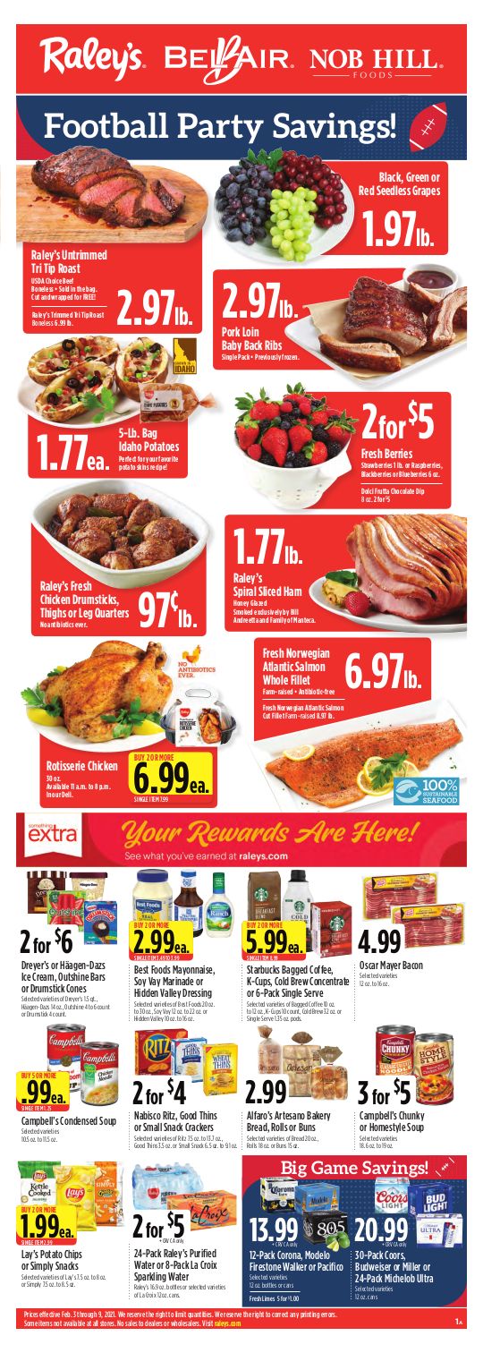 Raley's Weekly Ad Flyer February 3 to February 9, 2021