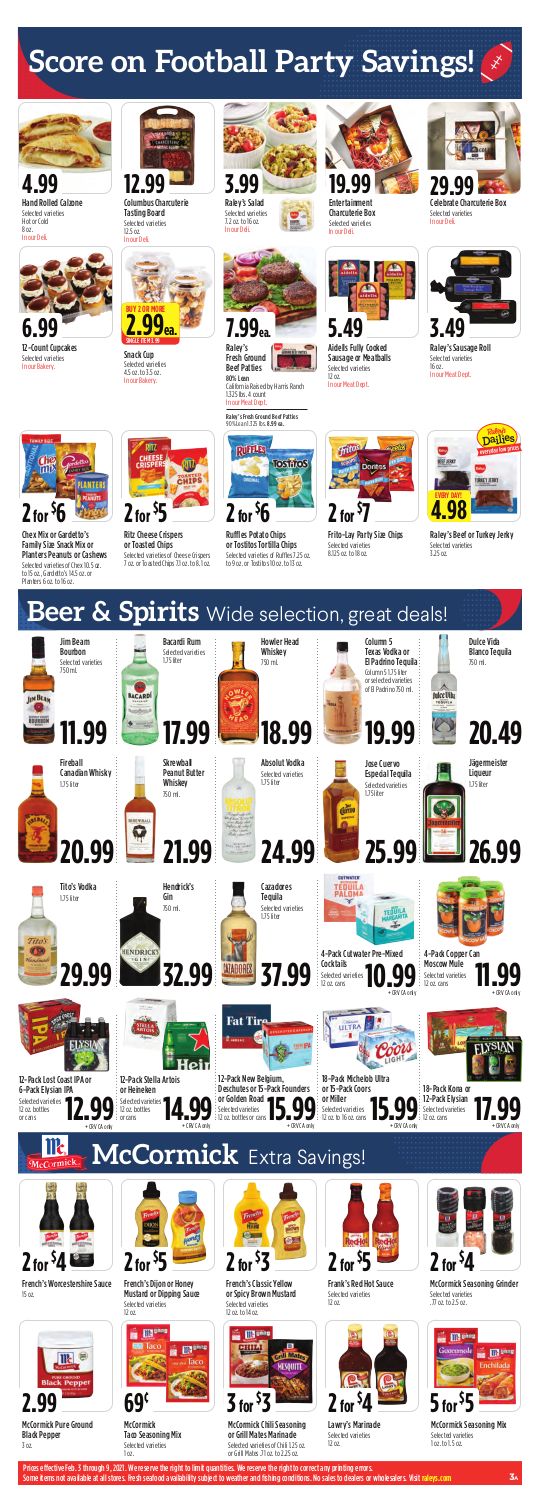 Raley's Weekly Ad Flyer February 3 to February 9, 2021