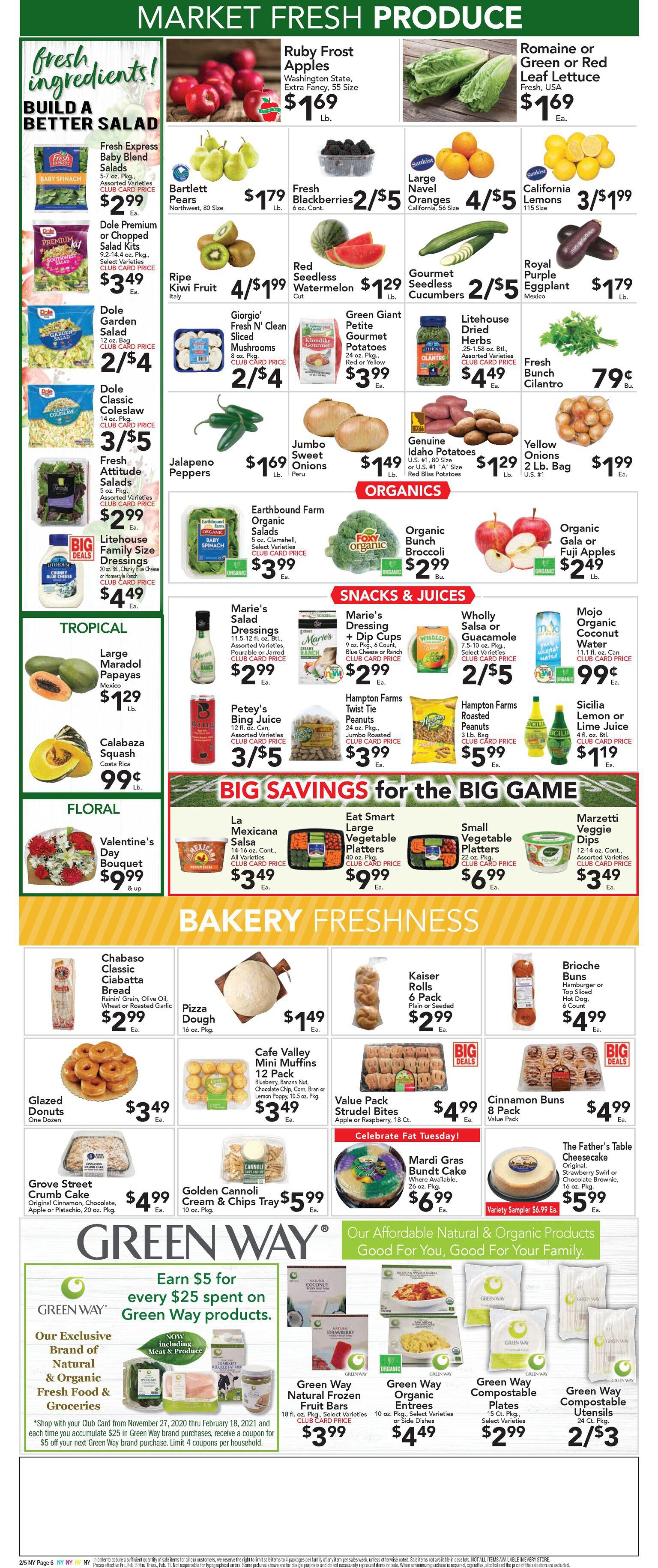 Brooklyn Harvest Market Valentine's Day Sale Weekly Ad Flyer February 5 to February 11, 2021