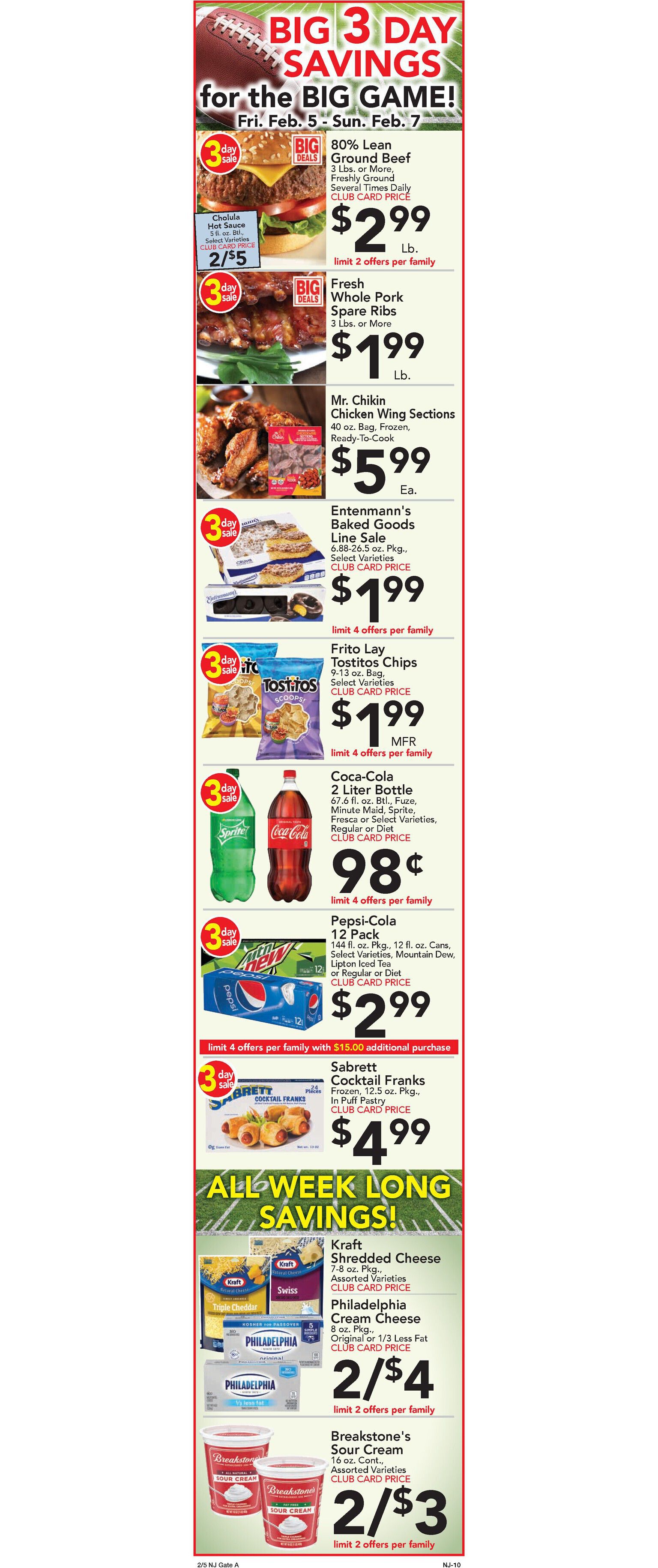 Foodtown Big Game Day Sale Weekly Ad Flyer February 5 to February 11, 2021