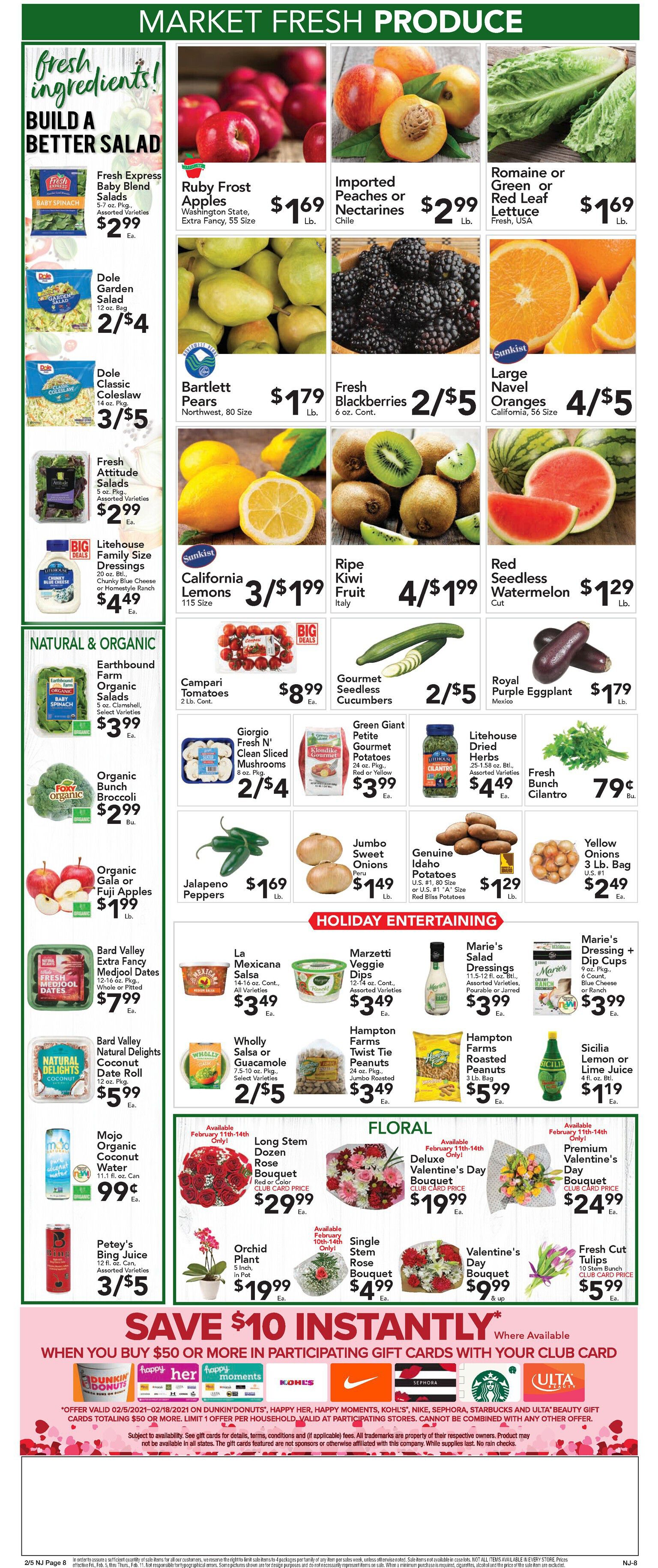 Foodtown Big Game Day Sale Weekly Ad Flyer February 5 to February 11, 2021